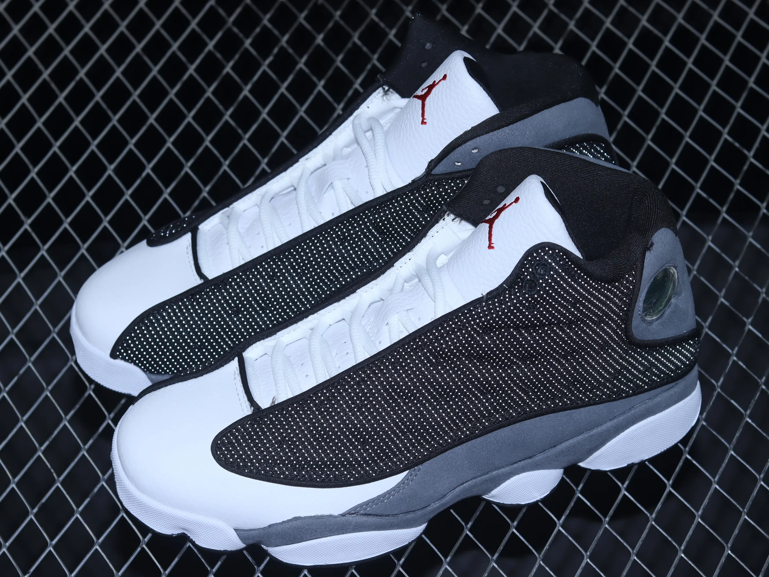 All categories Air Jordan Jordan series basketball shoes Air Jordan 13 P version pure original Air Jordan 13 "Black Flint" AJ13 Joe 13 black and white gray DJ5982-060